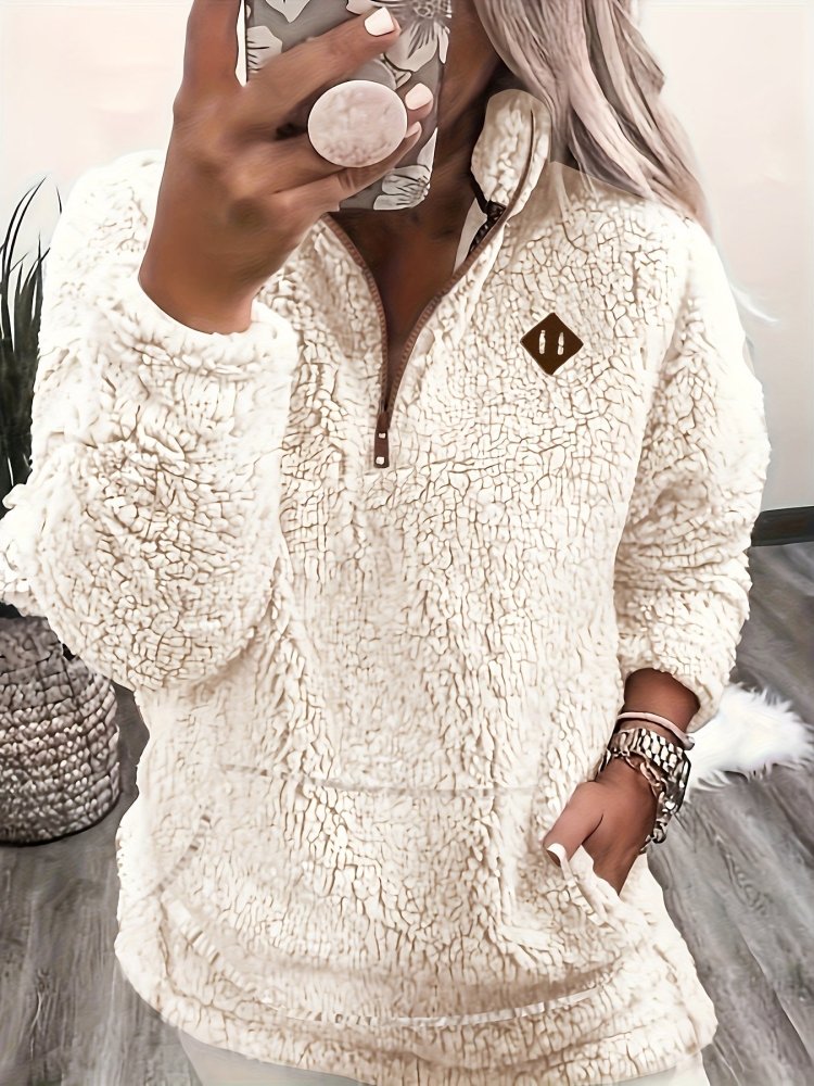 Jana | Jersey de felpa con cremallera