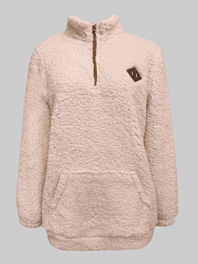 Jana | Jersey de felpa con cremallera