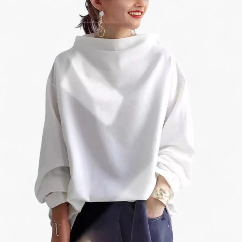 Berta | Jersey suave con cuello alto